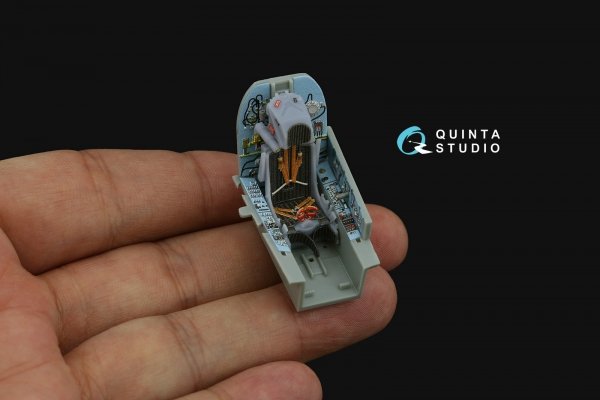 Quinta Studio QD+48480 Su-17M4/Su-22M4 3D-Printed &amp; coloured Interior on decal paper (Hobby Boss) (with 3D-printed resin parts) 1/48