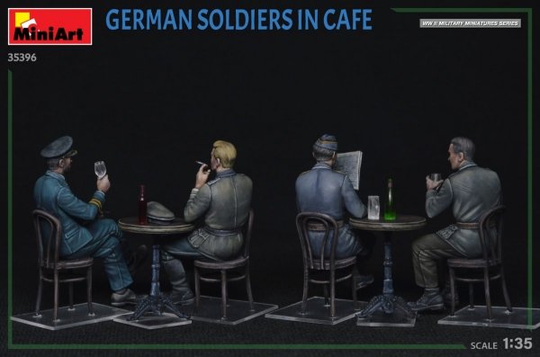MiniArt 35396 GERMAN SOLDIERS IN CAFE 1/35