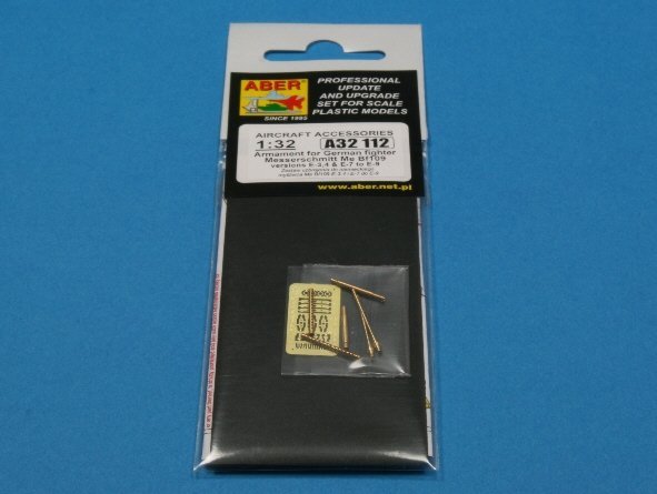 Aber A32112 Armament for German fighter Me 109E-3 to E-9 (1:32)