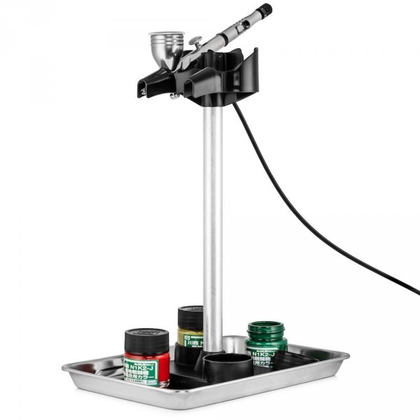 Gunze Sangyo PS-230 Mr.Airbrush Stand &amp; Tray II