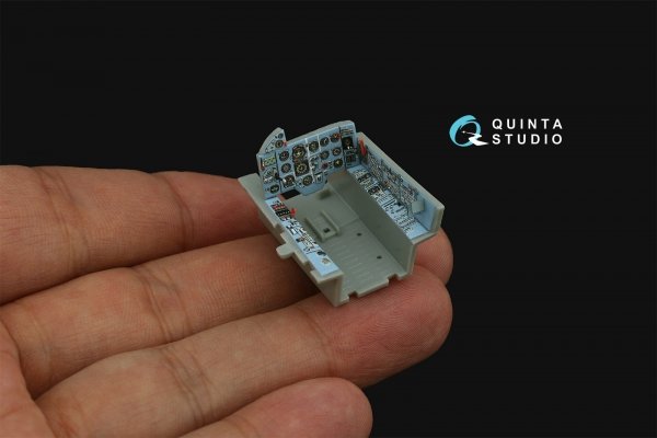 Quinta Studio QDS-48480 Su-17M4/Su-22M4 3D-Printed &amp; coloured Interior on decal paper (Hobby Boss) (Small version) 1/48