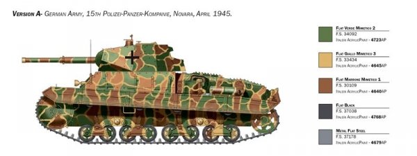 Italeri 6599 Carro Armato P40 1/35