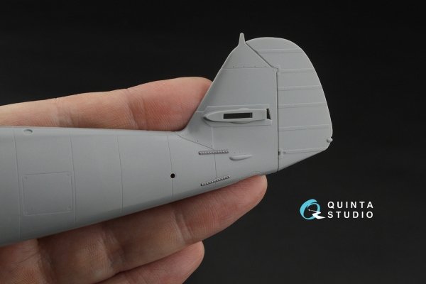 Quinta Studio QD32256 Bf 109F2/F4 3D-Printed &amp; coloured Interior on decal paper (Hasegawa) 1/32