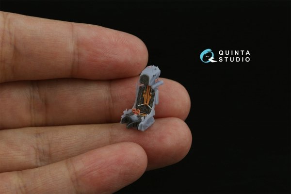 Quinta Studio QD+72168 Su-17M3 3D-Printed coloured Interior on decal paper (Modelsvit) (with 3D-printed resin part) 1/72