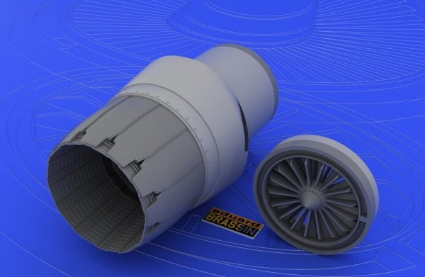 Eduard 648020 F-16CJ Block 50 engine 1/48 (Tamiya)