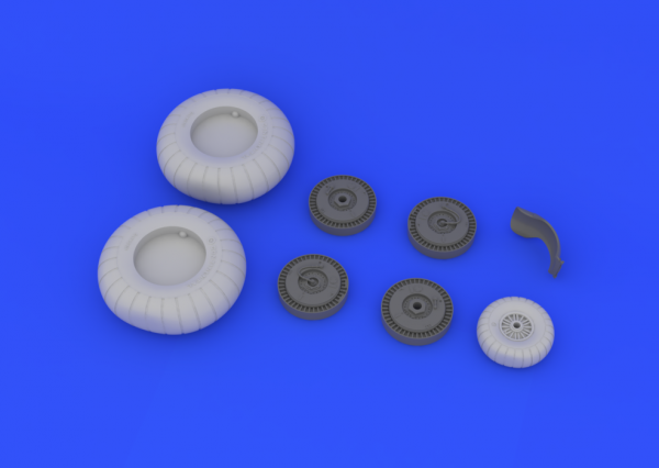Eduard 632023 Ju 88 wheels early 1/32 (Revell)