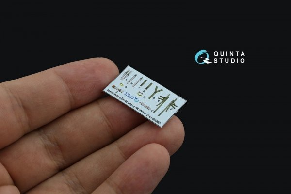 Quinta Studio QD72104 CF-104 late 3D-Printed &amp; coloured Interior on decal paper (Hasegawa) 1/72