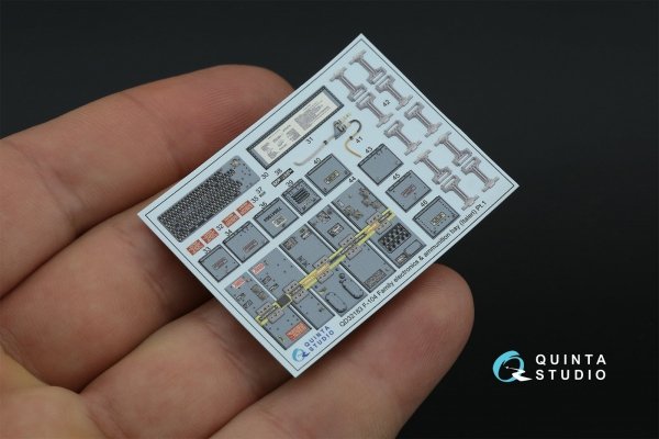 Quinta Studio QD32181 F-104S-ASA 3D-Printed coloured Interior on decal paper (Italeri) 1/32