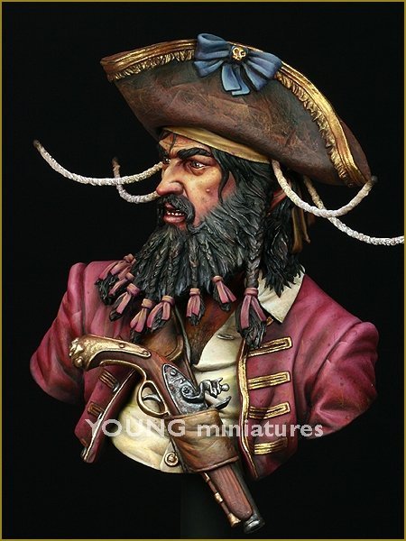 Young Miniatures YH1823 BLACK BEARD 1718 Queen Anne's Revenge 1/10