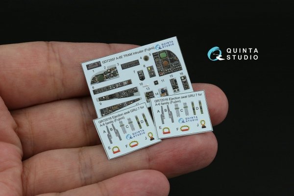 Quinta Studio QD72097 A-6E TRAM Intruder 3D-Printed &amp; coloured Interior on decal paper (Fujimi) 1/72