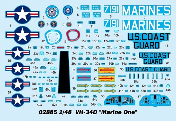 Trumpeter 02885 VH-34D 'Marine One' 1/48