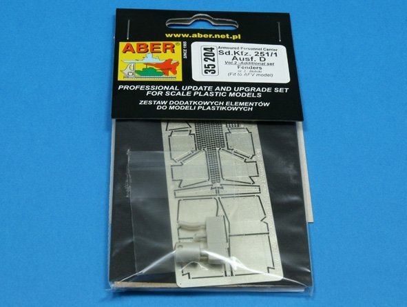 Aber 35204 Armoured personnel carrier Sd.Kfz. 251/1 Ausf. D - vol. 2 - additional set - fenders (1:35)