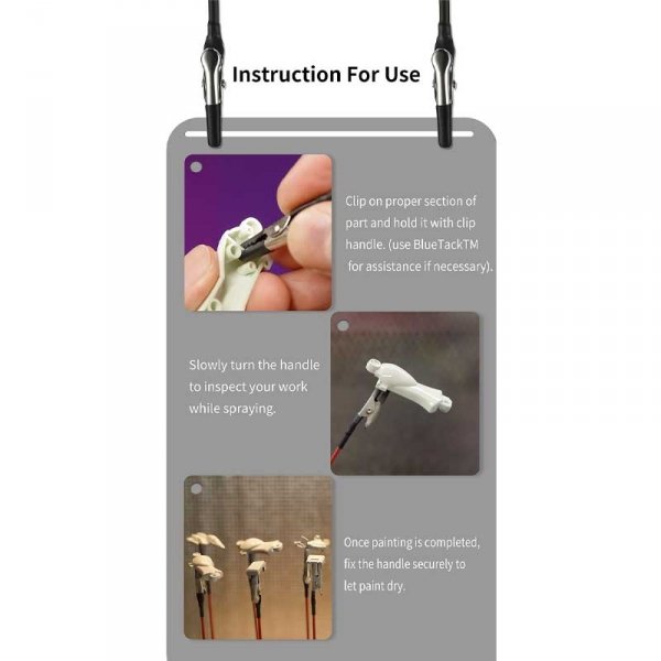 DSPIAE MPC-20 Model Painting Clip 20 pcs / Klipsy do malowania modeli 20 szt