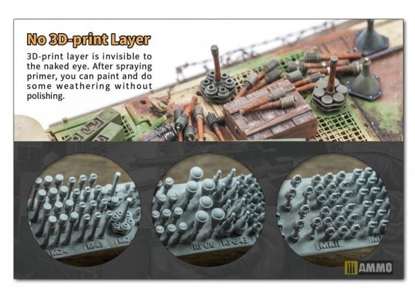 Liang 0420 3D-Print German Grenade WWII x 46 1/35