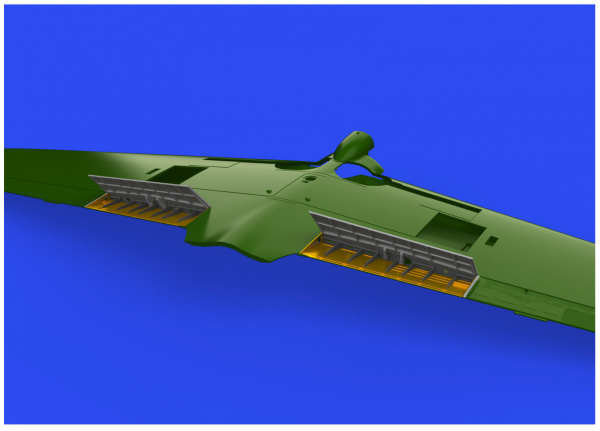 Eduard 648724 A6M2 landing flaps PRINT EDUARD 1/48