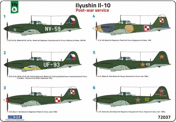 Fly 72037 Ilyushin Il-10 Post-war service 1:72