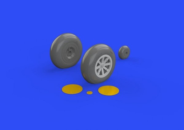Eduard 648270 P-40B wheels AIRFIX 1/48