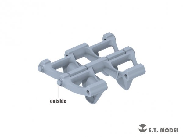 E.T. Model P35-400 WWII German Pz.Kpfw.I Workable Track (3D Printed) For DRAGON/HOBBYBOSS/TAKOM Kit 1/35