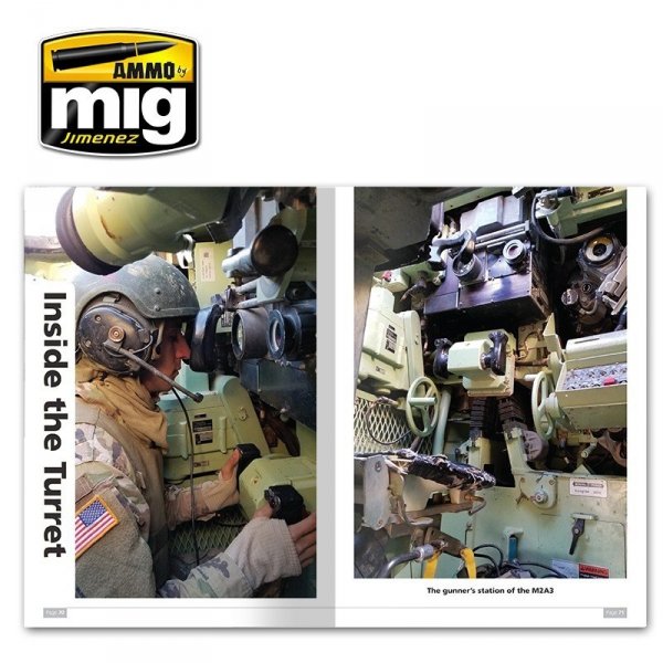AMMO of Mig Jimenez 5952 M2A3 BRADLEY FIGHTING VEHICLE IN EUROPE IN DETAIL VOL 2 (English)