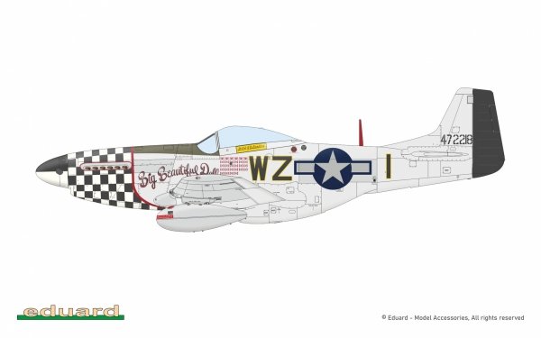 Eduard 70173 P-51D Mustang - The ProfiPACK Edition 1/72