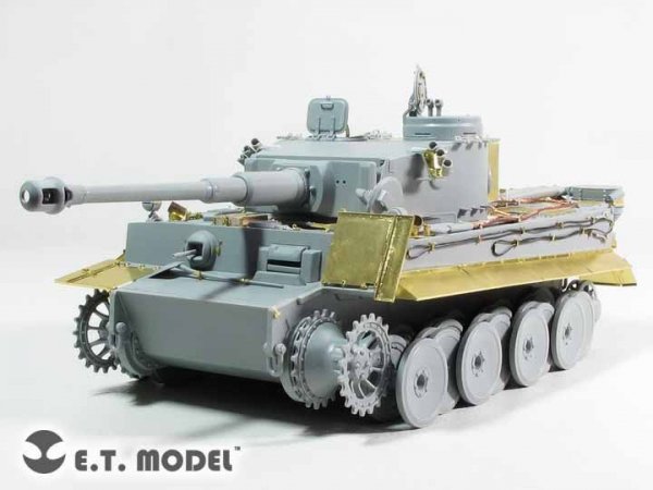 E.T. Model EA35-109 WWII German TIGER I Fender &amp; Side Skirts (Early Production) For DRAGON Smart Kit 1/35