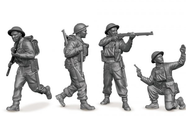 Zvezda 6166 British Infantry (1939-1945) 1/72