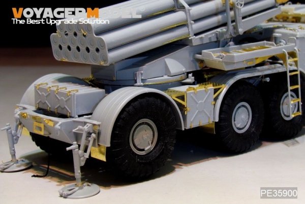 Voyager Model PE35900 Modern Russian 9P140 TEL of 9K57 Uragan(BM-27) MLRS Basic For TRUMPETER 1/35