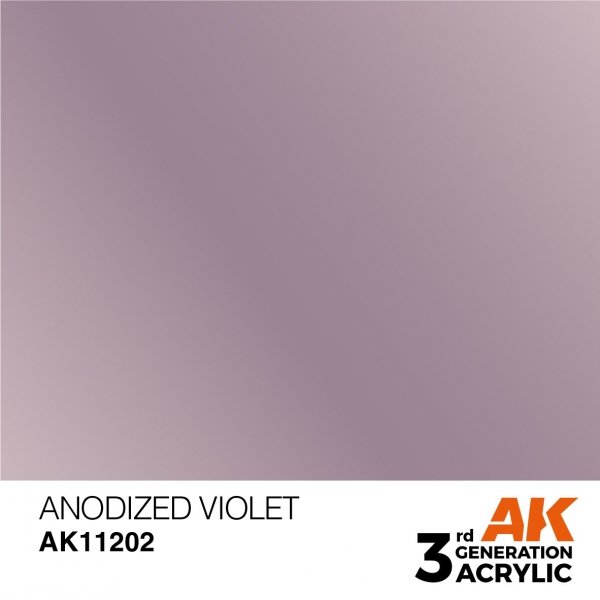 AK Interactive AK11202 ANODIZED VIOLET – METALLIC 17ml