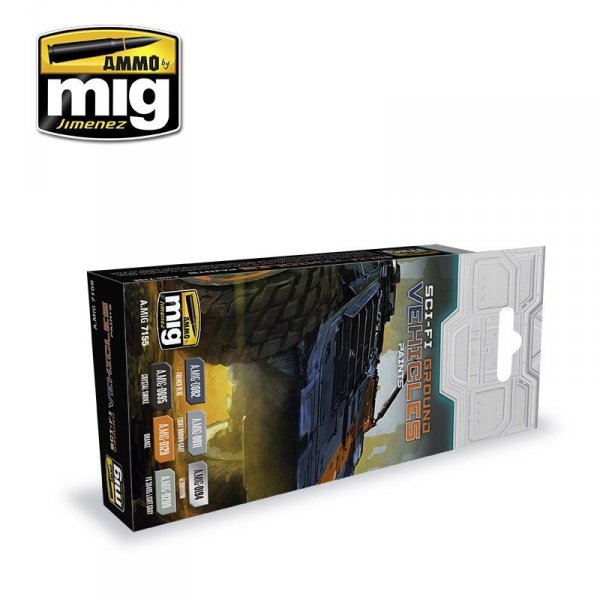 AMMO Mig 7155 SCI-FI GROUND VEHICLES COLOR SET 6x17ml