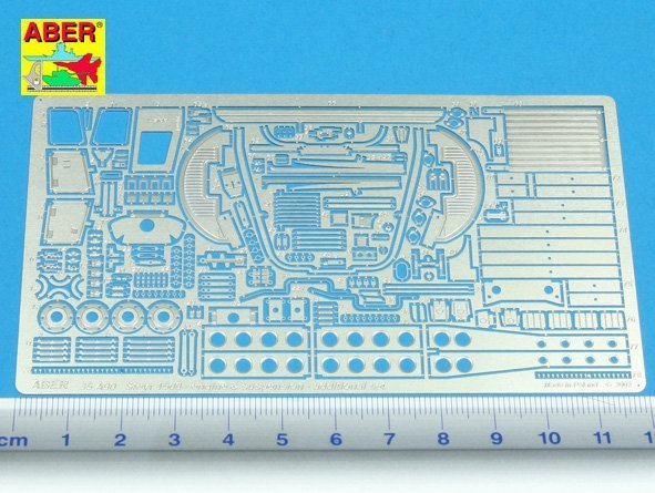 Aber 35A090 Additional set with parts for engine and suspension to german Steyr Type 1500 A/01 (1:35)