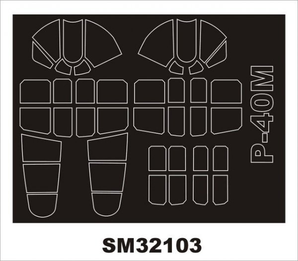 Montex SM32103 P-40M HASEGAWA