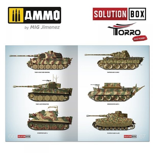 AMMO of Mig Jimenez 2414300000 SOLUTION BOX – WWII GERMAN TANKS