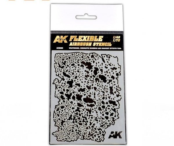 AK Interactive AK9080 FLEXIBLE AIRBRUSH STENCIL 1/48 – 1/72