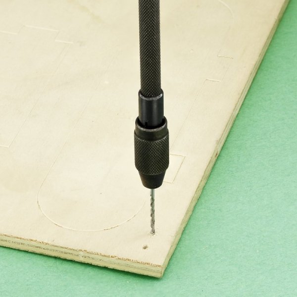 Modelcraft PPV4001-A English Pattern Pin Vice (0 - 1.0mm)