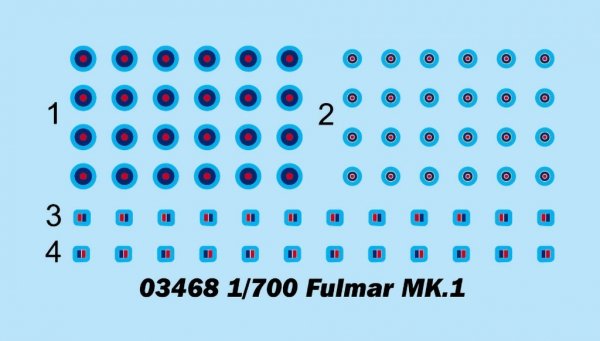 Trumpeter 03468 Fulmar MK.1 1/700