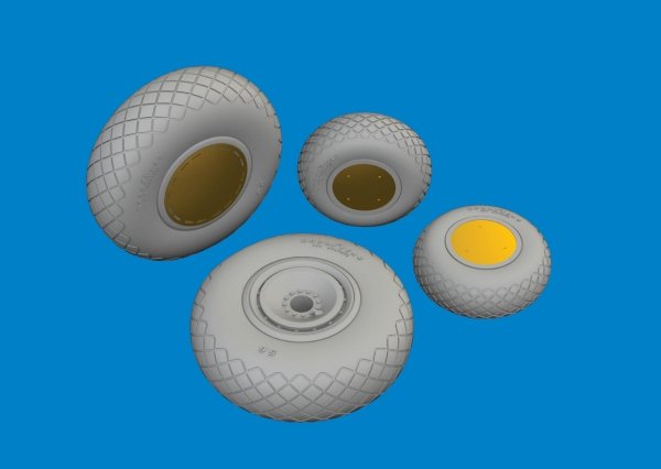 Eduard 672380 B-24H wheels AIRFIX 1/72