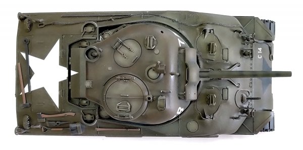 Asuka 35-052 U.S. Medium Tank M4 Composite Sherman Late "Cognac" 1/35