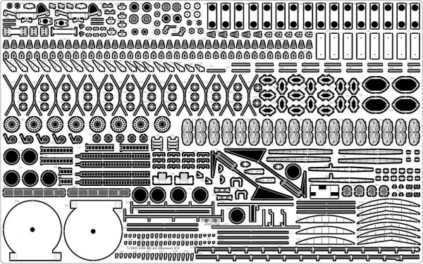Pontos 22004F1 USS BB-61 Iowa 1944 Detail Up Set (Without wooden deck) (1:200)