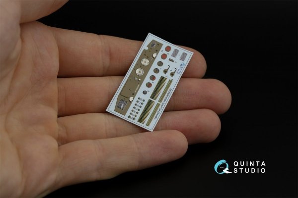 Quinta Studio QD35088 M3A1 Scout 3D-Printed &amp; coloured Interior on decal paper (Zvezda) 1/35