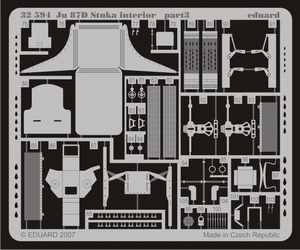 Eduard 32594 Ju 87D Stuka interior HASEGAWA 1/32