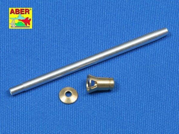 Aber 35L-037 British 75mm Barrel with very late muzzle brake fot to Cromwell Mk IV (1:35)