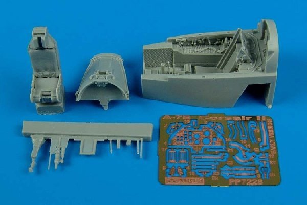 Aires 7228 A-7E Corsiar II (early v.) cockpit set 1/72 Hobby boss