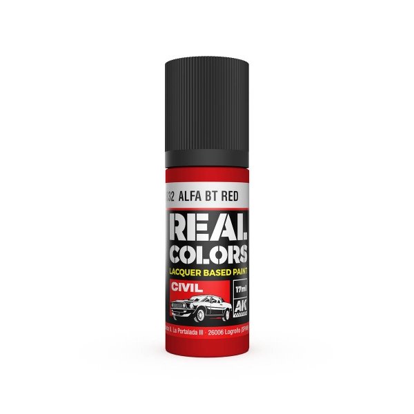 AK Interactive RC832 Alfa BT Red 17 ml