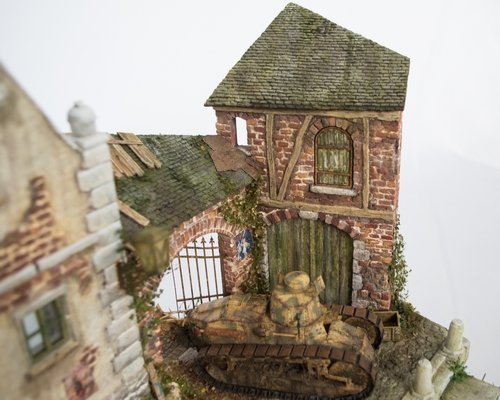 RT-Diorama 35308 Diorama Base: &quot;Marne River Port&quot; WWI 1/35
