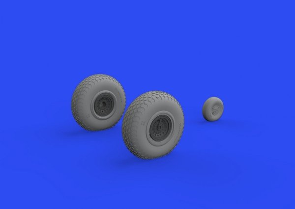 Eduard 648642 B-17 wheels cross tread HK Models 1/48