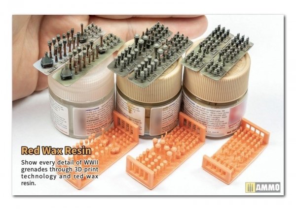 Liang 0420 3D-Print German Grenade WWII x 46 1/35