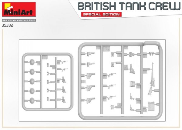 Miniart 35332 BRITISH TANK CREW. SPECIAL EDITION 1/35