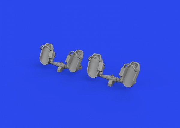 Eduard 632192 Bf 109E rudder pedals early PRINT 1/32