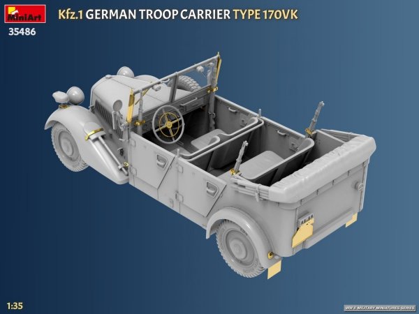 MiniArt 35486 Kfz.1 German Troop Carrier Type 170VK 1/35