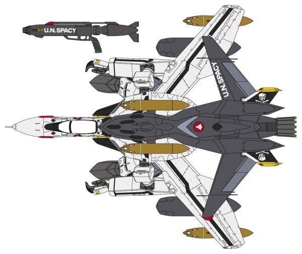 Hasegawa 65889 VF-0S Gerwalk w/ Ghost &quot;Macross Zero&quot; 1/72